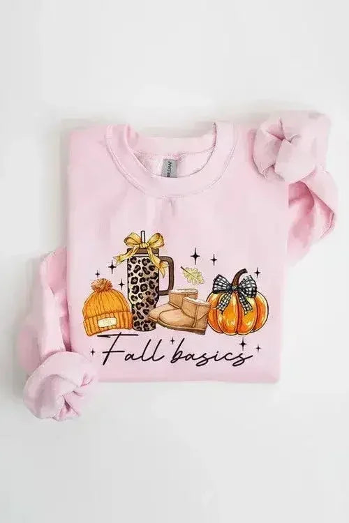 Fall Basics Graphic Fleece Sweatshirts - SJB-DIAMOND ELITES