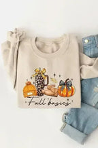 Fall Basics Graphic Fleece Sweatshirts - SJB-DIAMOND ELITES
