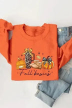 Fall Basics Graphic Fleece Sweatshirts - SJB-DIAMOND ELITES