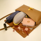 Genuine leather small shoulder bag for women trendy classic style Crossbody SHOMICOBOUTIQUE