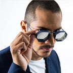 Polygon Hollow Frame Sun Glasses - SJB-DIAMOND ELITES