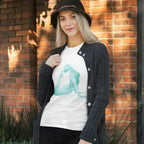 Yoga Backward Bend Print Jersey Short Sleeve Tee Femstylo