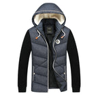 Men's hooded cotton suit Korean version of the self-cultivation XL men's cotton jacket Men's down jacket