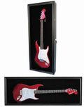 Guitar Display Case Cabinet Wall Hanger for Fender or Electric Guitars w/Uv Protection The Military Gift Store