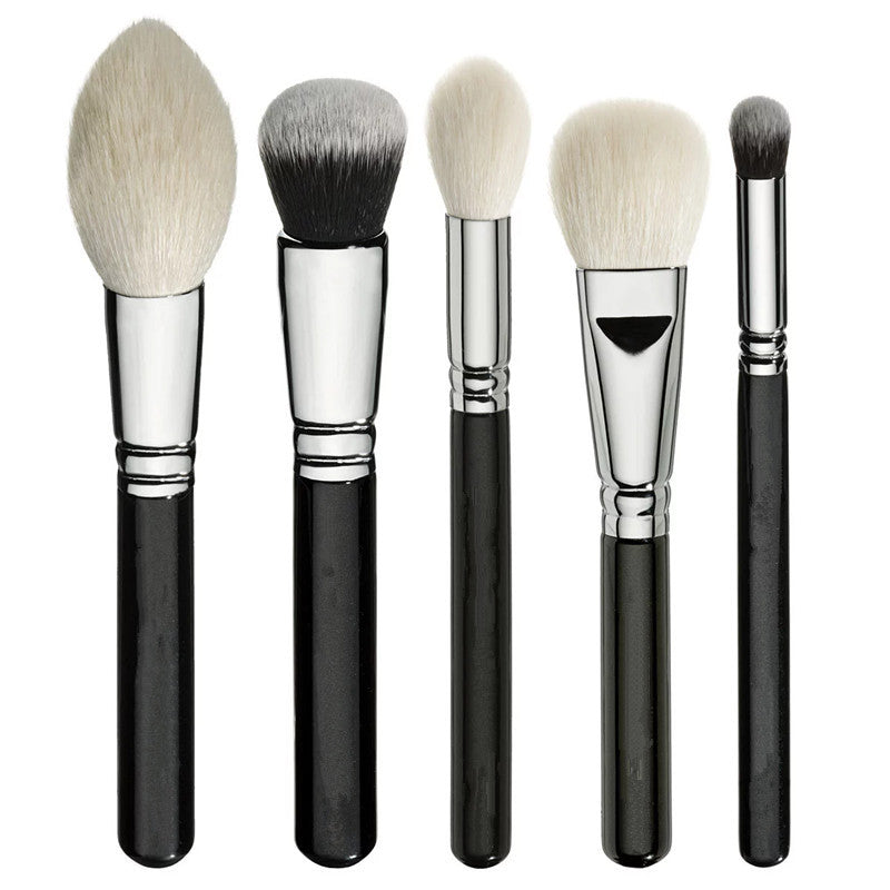 15pcs black makeup brushes Pi-Mart