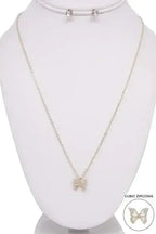 BUTTERFLY PENDANT NECKLACE