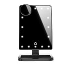 Touch Screen Makeup Mirror With 20 LED Light Bluetooth Music Speaker 10X Magnifying Mirrors Lights Pi-Mart