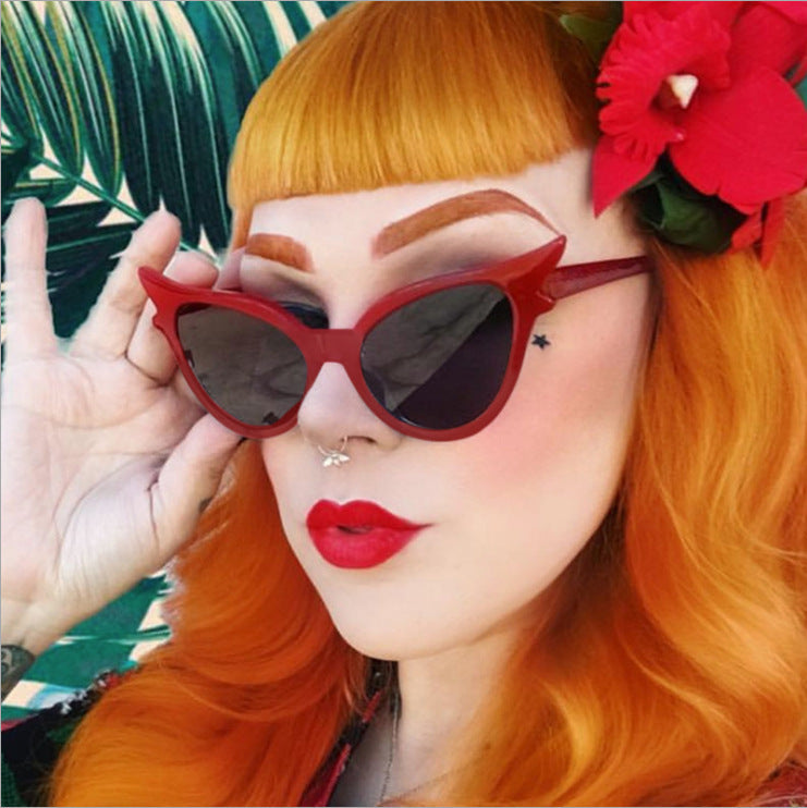 Sunglasses Fashion Cat Eye Sunglasses Antler Sunglasses Angel Wings SGL08210401 - SJB-DIAMOND ELITES