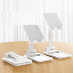 Telescopic folding mobile phone tablet universal desktop stand