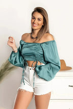 Elegant Crop Top Livenza, Mint - SJB-DIAMOND ELITES