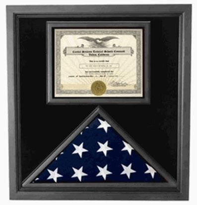 Flag Connections Premium USA-Made Solid wood Flag Document Case The Military Gift Store
