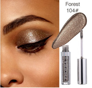 PHOERA Magnificent Metals Glitter and Glow Liquid Eyeshadow 12 Colors Lootquake LLC