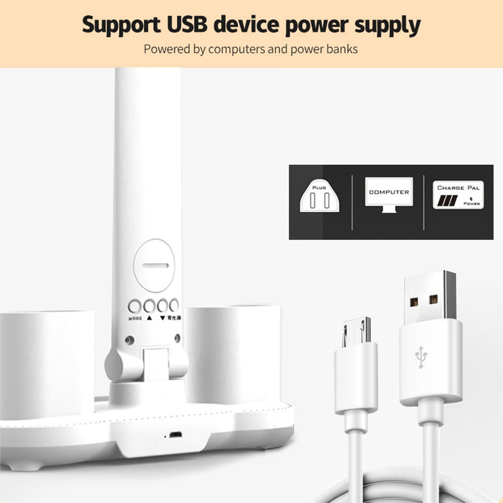 LED Desk Lamp with Pen Holder Pi-Mart