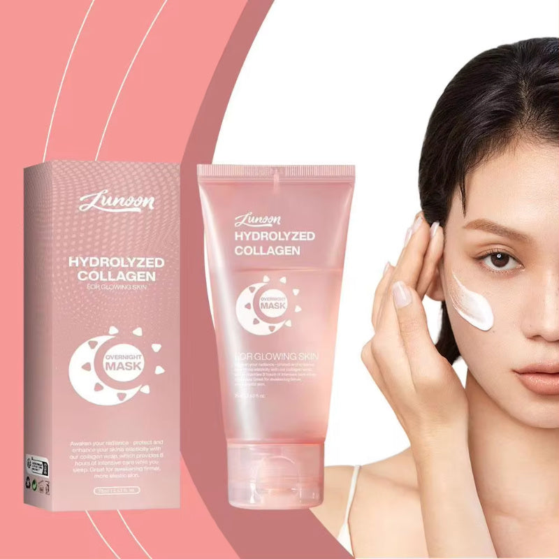 Face Night Mask Collagen Wrapping Mask Natural Ingredients Firming Elasticity & Hydration Anti-wrinkle For Skin Care Lootquake LLC