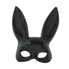 Fashion Black Rabbit Ear Half Face Mask Pi-Mart