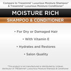 Equate Moisture Rich Shine Enhancing Shampoo & Conditioner; Full Size Set