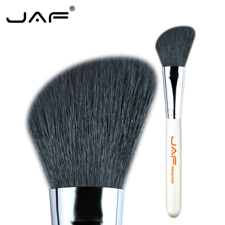 JAF makeup brush Single oblique head blush brush Natural mountain wool Source new product 12GKYA Rouge brush Pi-Mart