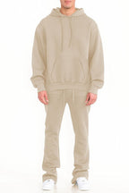 Mens Solid Fleece Flare Stacked SET - SJB-DIAMOND ELITES