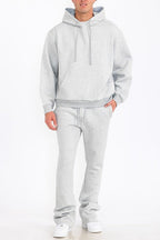 Mens Solid Fleece Flare Stacked SET - SJB-DIAMOND ELITES