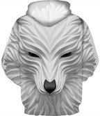 Long Sleeve Hoodies Men Casual Pullovers Hooded Animal 3D Printed Streetwear Boys Sweatshirt Jackets