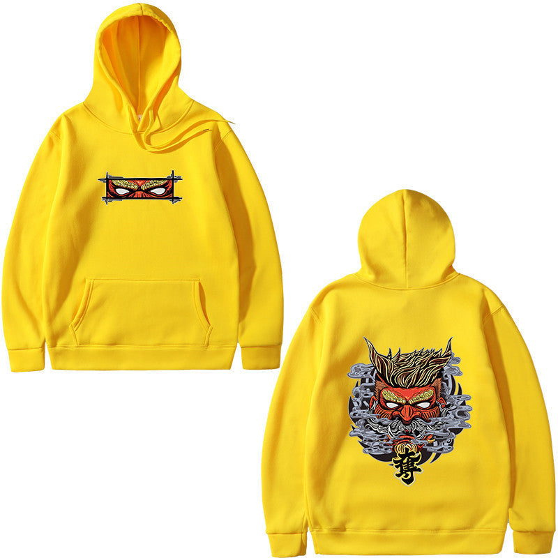 Hooded sweatshirt with pullover print Pi-Mart