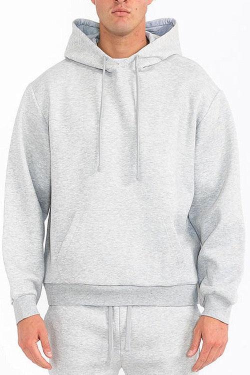 Mens Solid Tech  Fleece Hoodie - SJB-DIAMOND ELITES