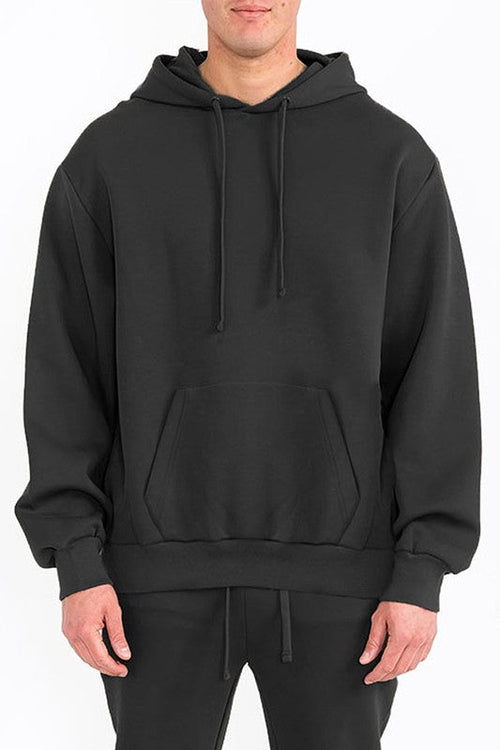 Mens Solid Tech  Fleece Hoodie - SJB-DIAMOND ELITES