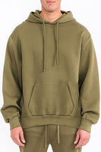 Mens Solid Tech  Fleece Hoodie - SJB-DIAMOND ELITES
