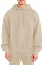 Mens Solid Tech  Fleece Hoodie - SJB-DIAMOND ELITES