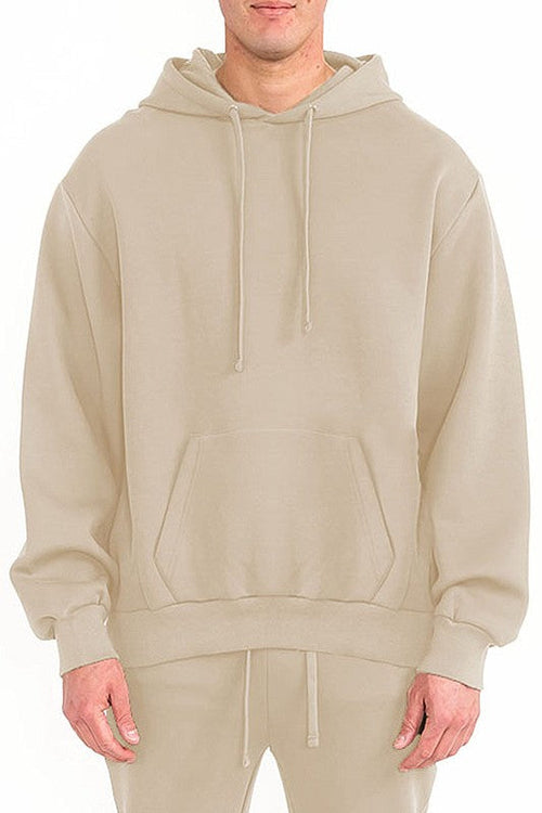 Mens Solid Tech  Fleece Hoodie - SJB-DIAMOND ELITES