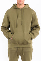 Mens Solid Tech  Fleece Hoodie - SJB-DIAMOND ELITES