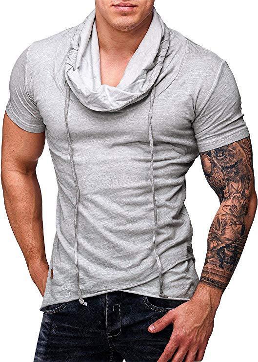 Turtleneck Men's T-shirt Pi-Mart