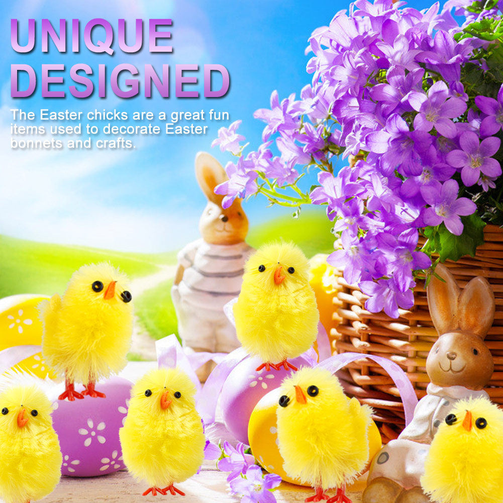 Easter Decoration Chicks 60pcs 3cm High Pi-Mart