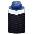 Hooded Jacket Splicing Ribs Cotton Jacket Light Pat Cotton