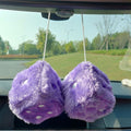 Fuzzy Plush Dice Car Accessory - SJB-DIAMOND ELITES