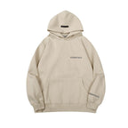 Essentials Chest Letters Printing Hooded Sweatshirts Pi-Mart