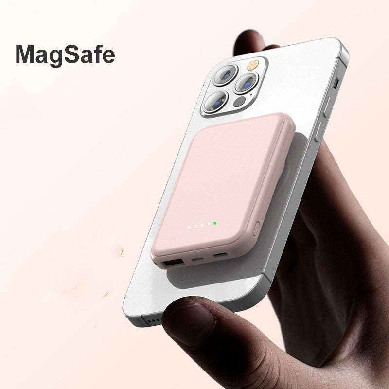 Mini Fast Charging Magnetic Wireless Power Bank 5000 MAh Portable Pi-Mart