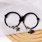 Natural Stone Beads Couple Magnetic Bracelets Pi-Mart