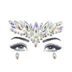 23 Sets Glitter Face Jewels Sticker Temporary Party Face Makeup Tattoo Face Gems Glitter Face Jewels Crystal Stickers For Womens Stevvex