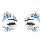 23 Sets Glitter Face Jewels Sticker Temporary Party Face Makeup Tattoo Face Gems Glitter Face Jewels Crystal Stickers For Womens Stevvex