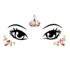 23 Sets Glitter Face Jewels Sticker Temporary Party Face Makeup Tattoo Face Gems Glitter Face Jewels Crystal Stickers For Womens Stevvex