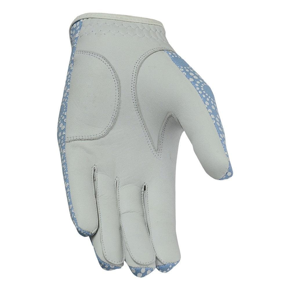 New Women's Golf Gloves Left Hand Cabretta Leather Sky Blue MRX Products