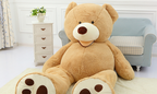 Giant Teddy Bear Plush Toy Huge  Soft Toys  Leather Shell Pi-Mart