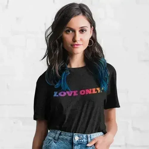 Love Only Colorful Short Sleeve Tee - SJB-DIAMOND ELITES
