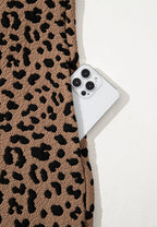 Luxury Summer Leopard Sleeveless Mini Dress Chic & Stylish Print Elegant Dress For Women
