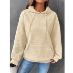 Women's Loose Casual Solid Color Long-sleeved Sweater Pi-Mart