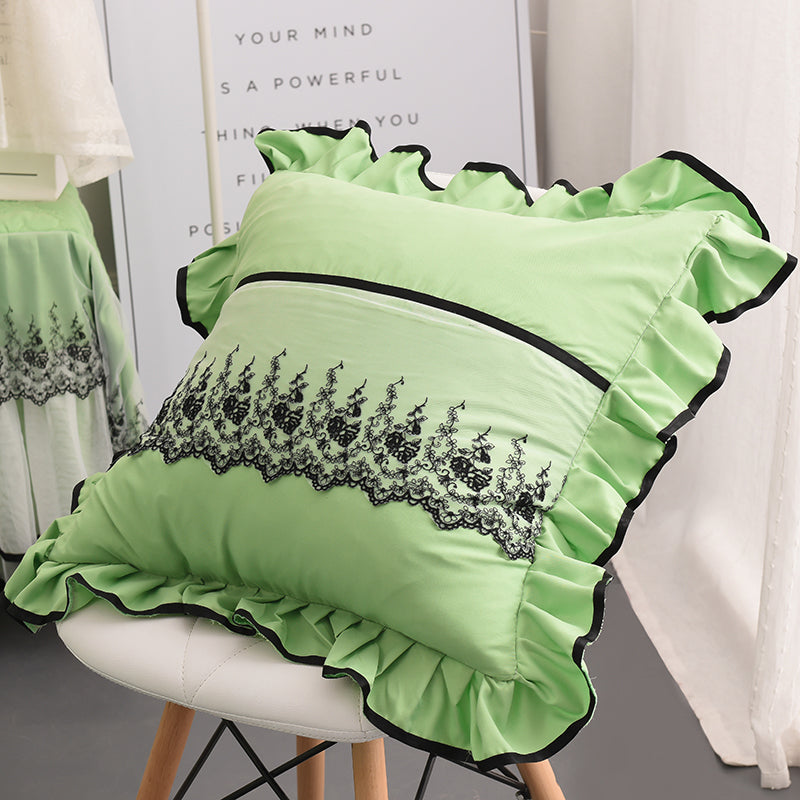 Lace Lace Square Pillowcase Without CoreCushion Cover And Pillowcase One Pair Set Pi-Mart