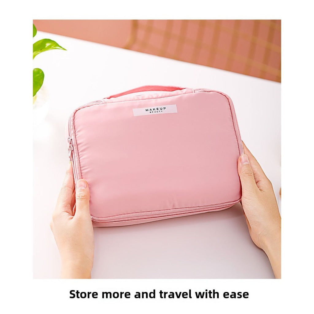 Cosmetic bag, storage bag outdoor portable, large capacity waterproof toilet bag, makeup bag with compartments, - SJB-DIAMOND ELITES