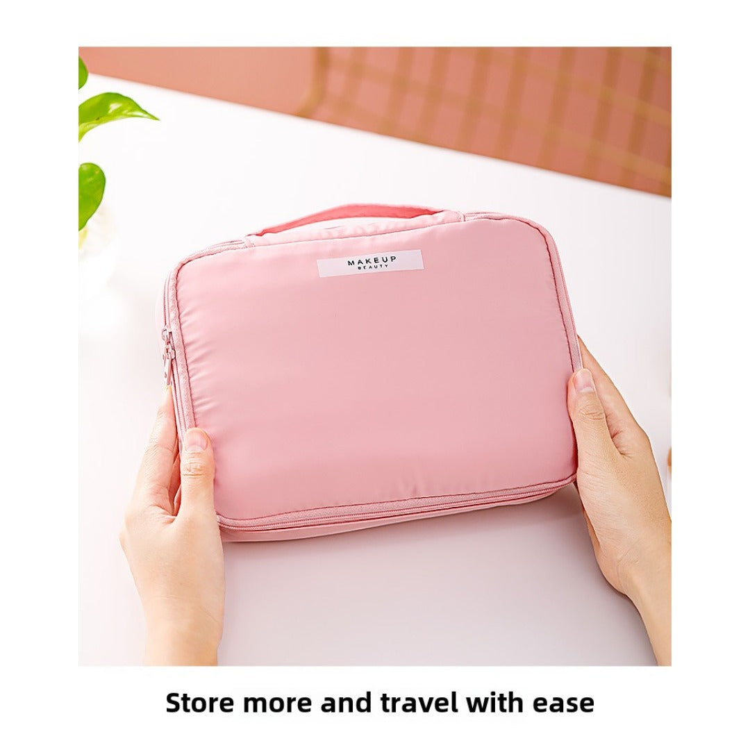 Cosmetic bag, storage bag outdoor portable, large capacity waterproof toilet bag, makeup bag with compartments, - SJB-DIAMOND ELITES