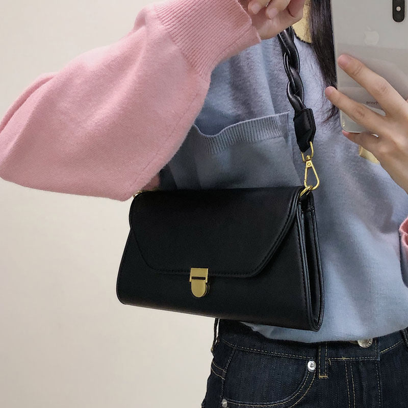 Design hobo shoulder bag female, retro shoulder bag small, crossbody versatile chain small square bag - SJB-DIAMOND ELITES
